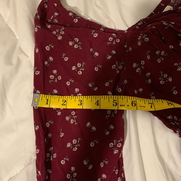 NEW W/ TAG Aeropostale Off the Shoulder Floral Top - Picture 5 of 6